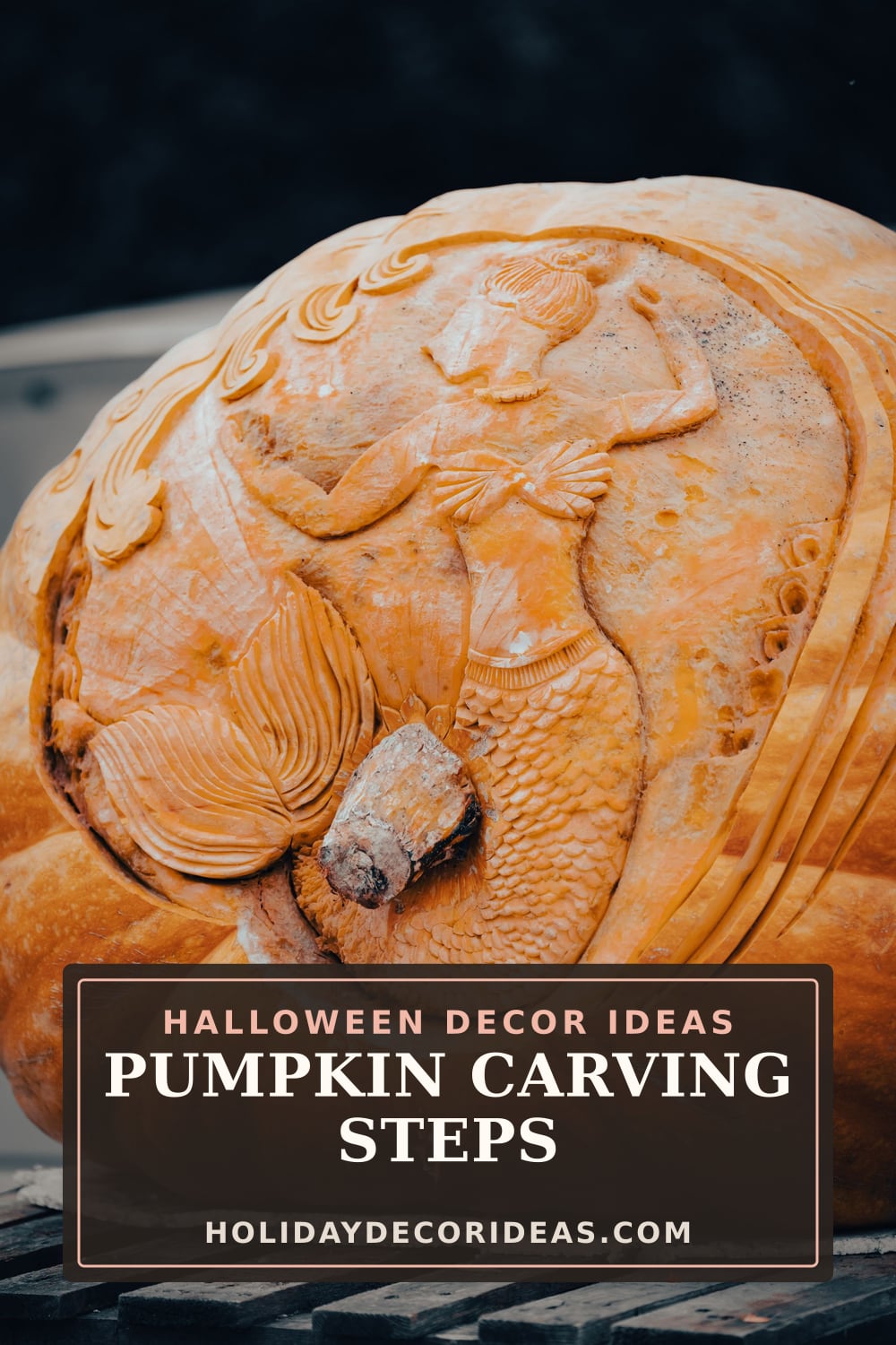 22 Carved Pumpkin Ideas: Pinterest pin 4
