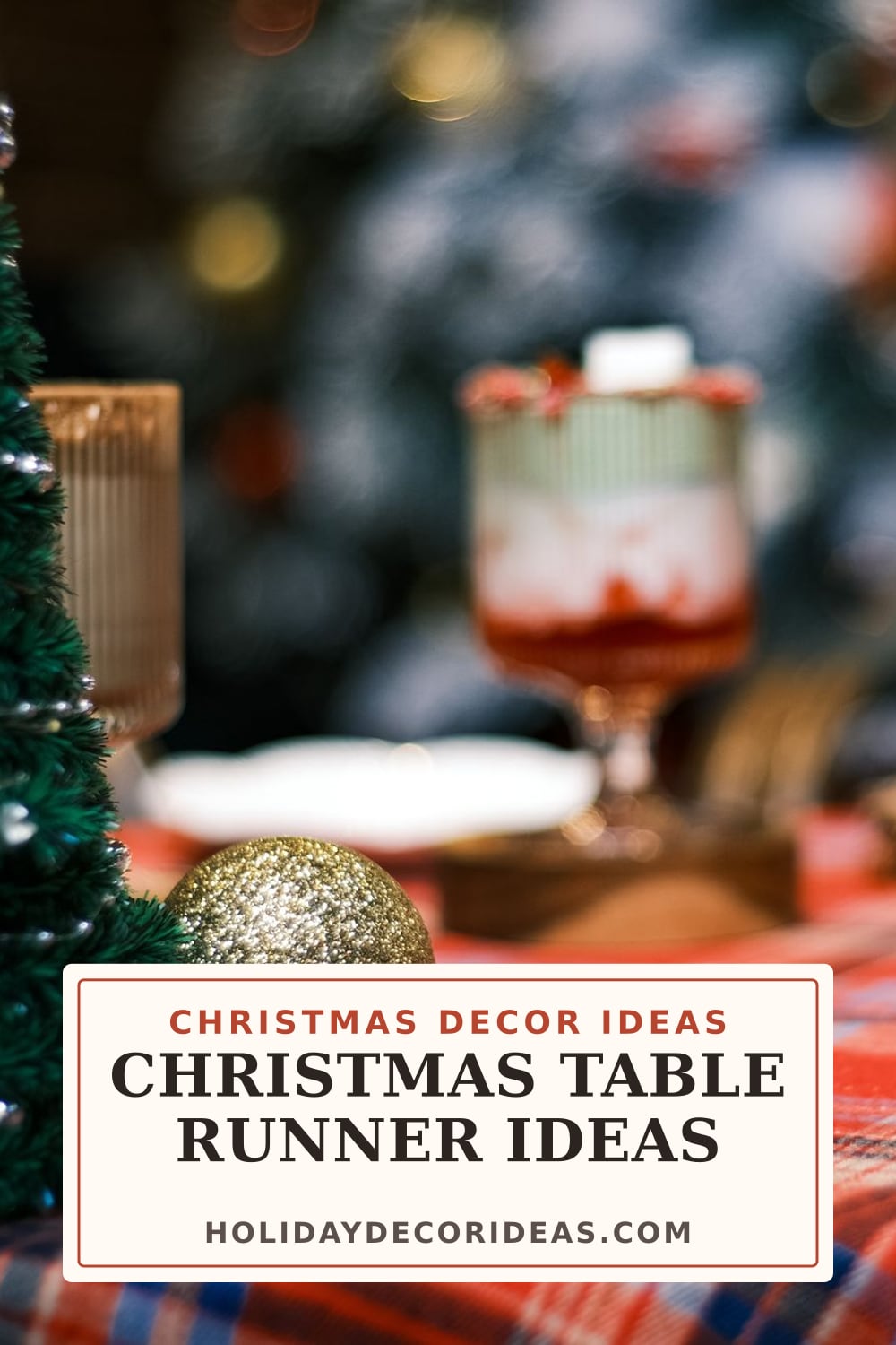 20 Christmas Table Ideas: Pinterest pin 2