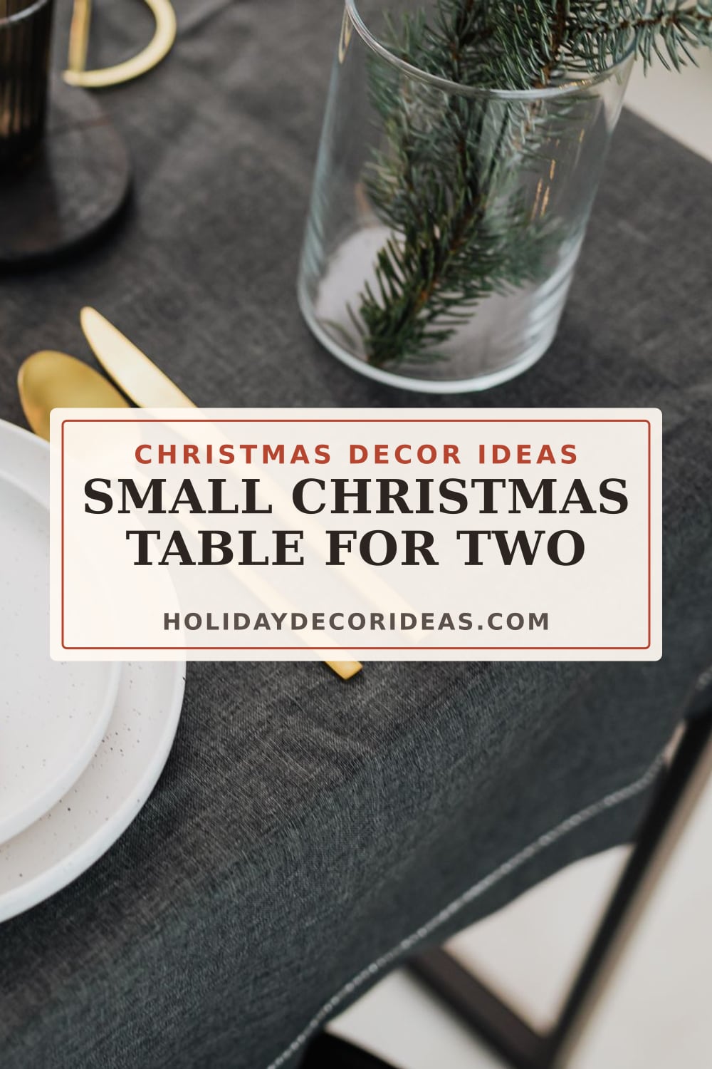 20 Christmas Table Ideas: Pinterest pin 3