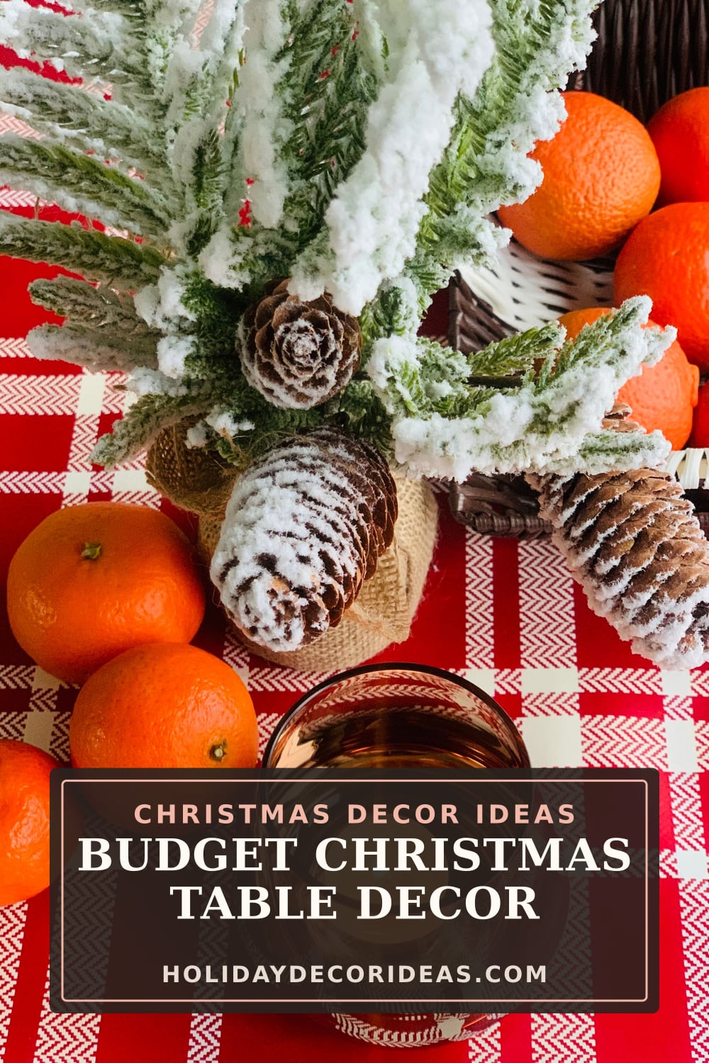 20 Christmas Table Ideas: Pinterest pin 4