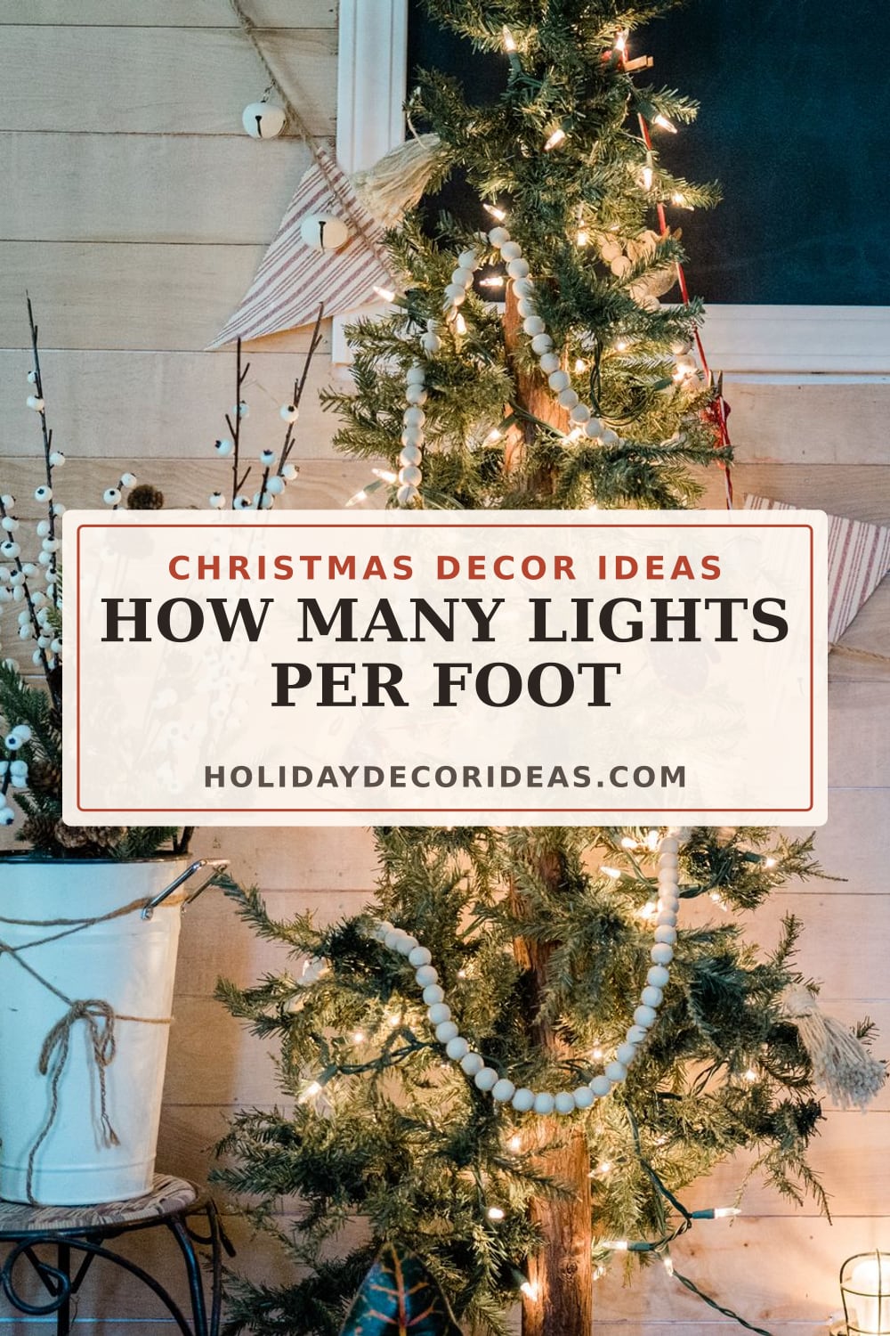 20 Christmas Tree Decorating Ideas: Pinterest pin 3