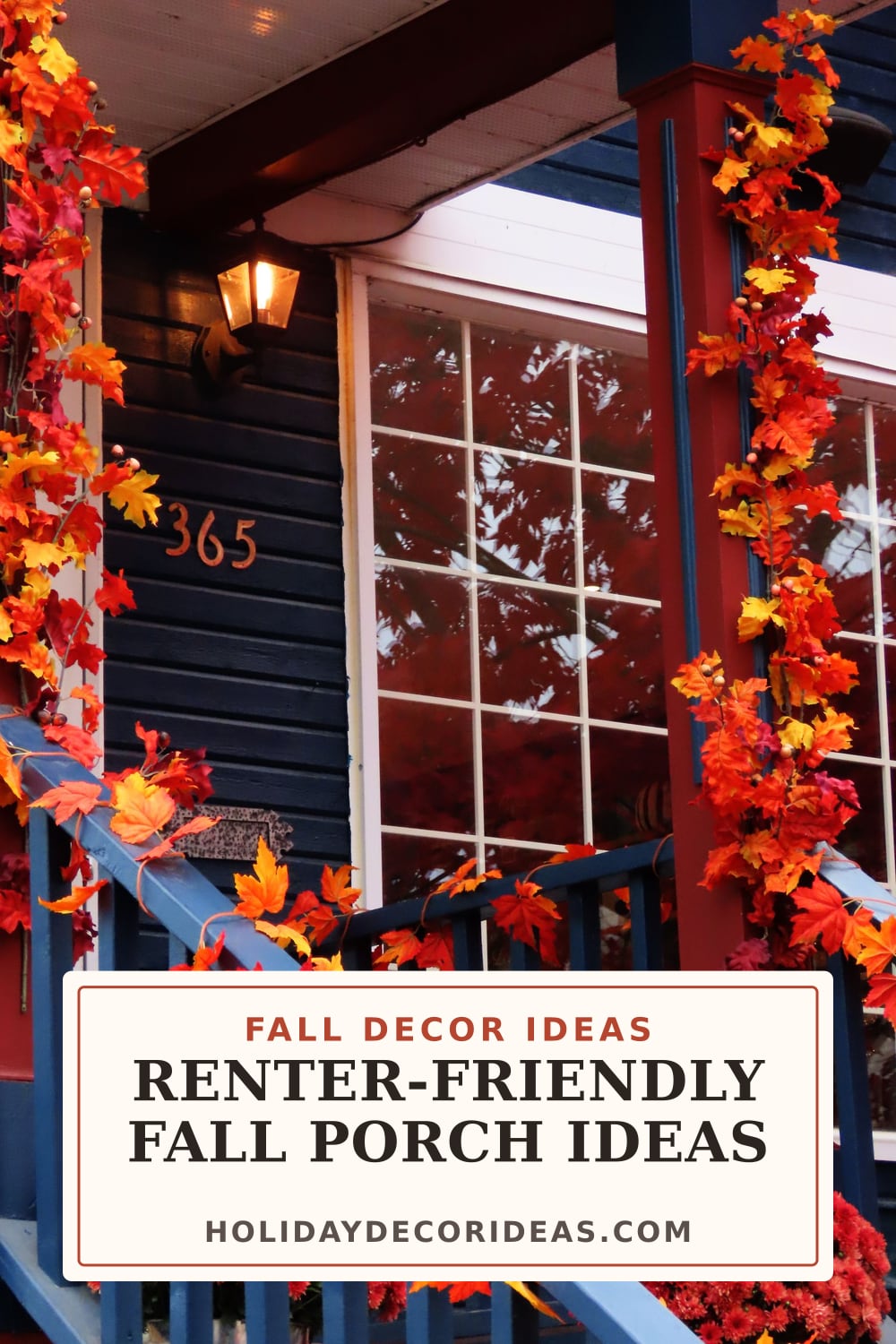 22 Fall Porch Decor Ideas: Pinterest pin 2