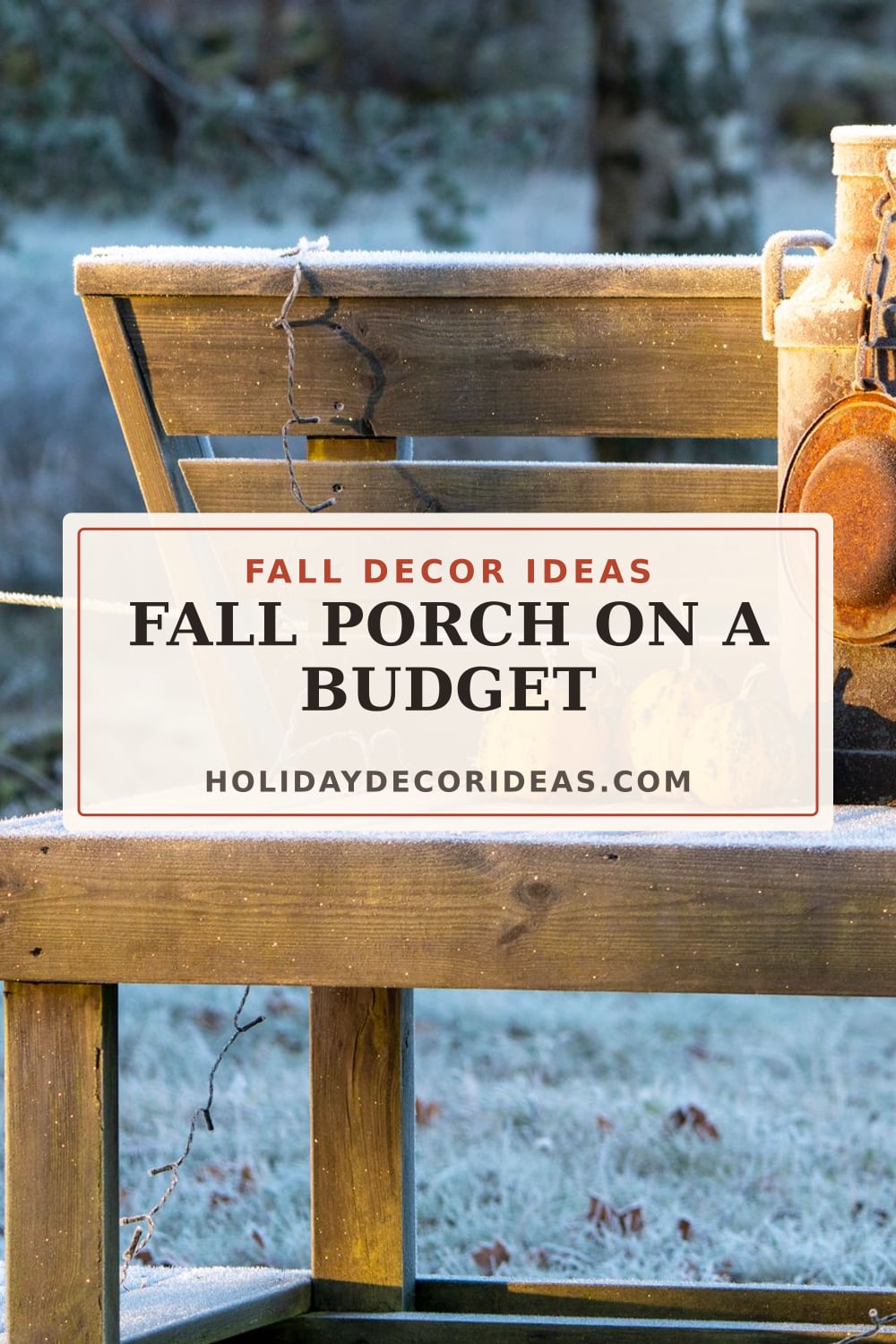 22 Fall Porch Decor Ideas: Pinterest pin 3