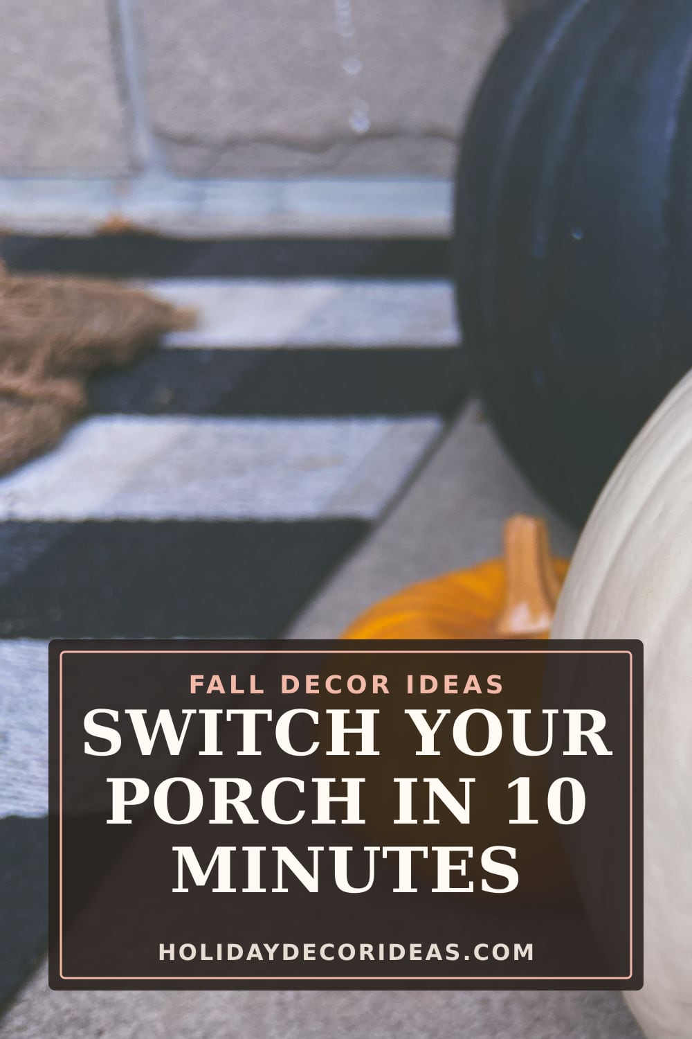 22 Fall Porch Decor Ideas: Pinterest pin 4
