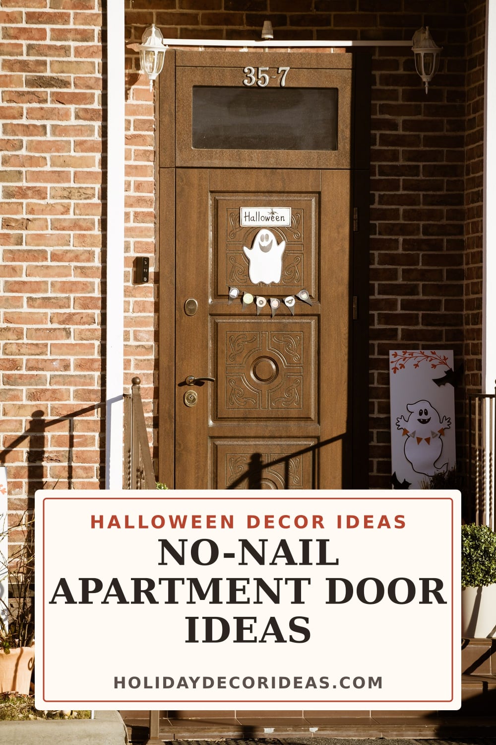 22 Halloween Door Ideas: Pinterest pin 2