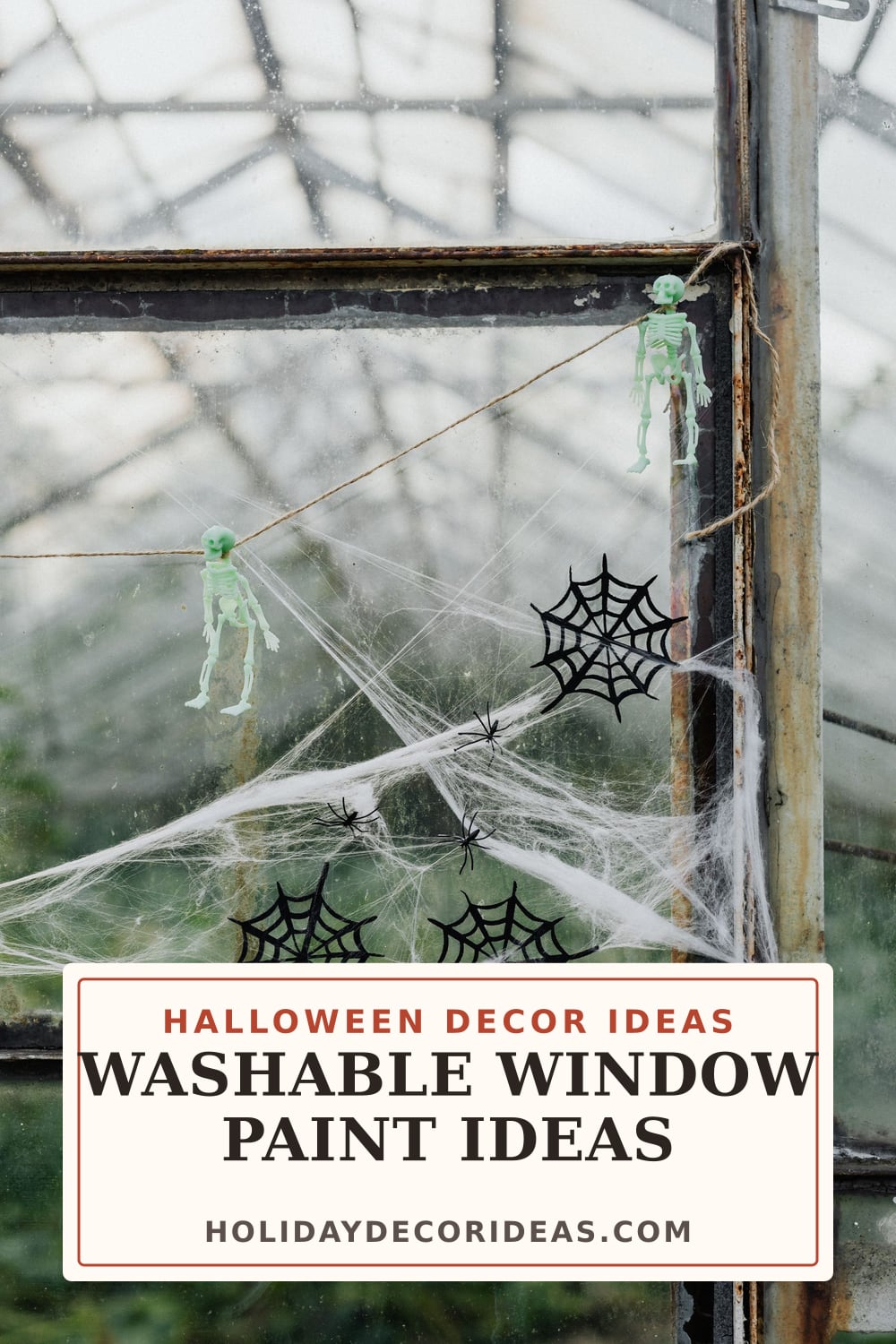 20 Halloween Window Ideas: Pinterest pin 2
