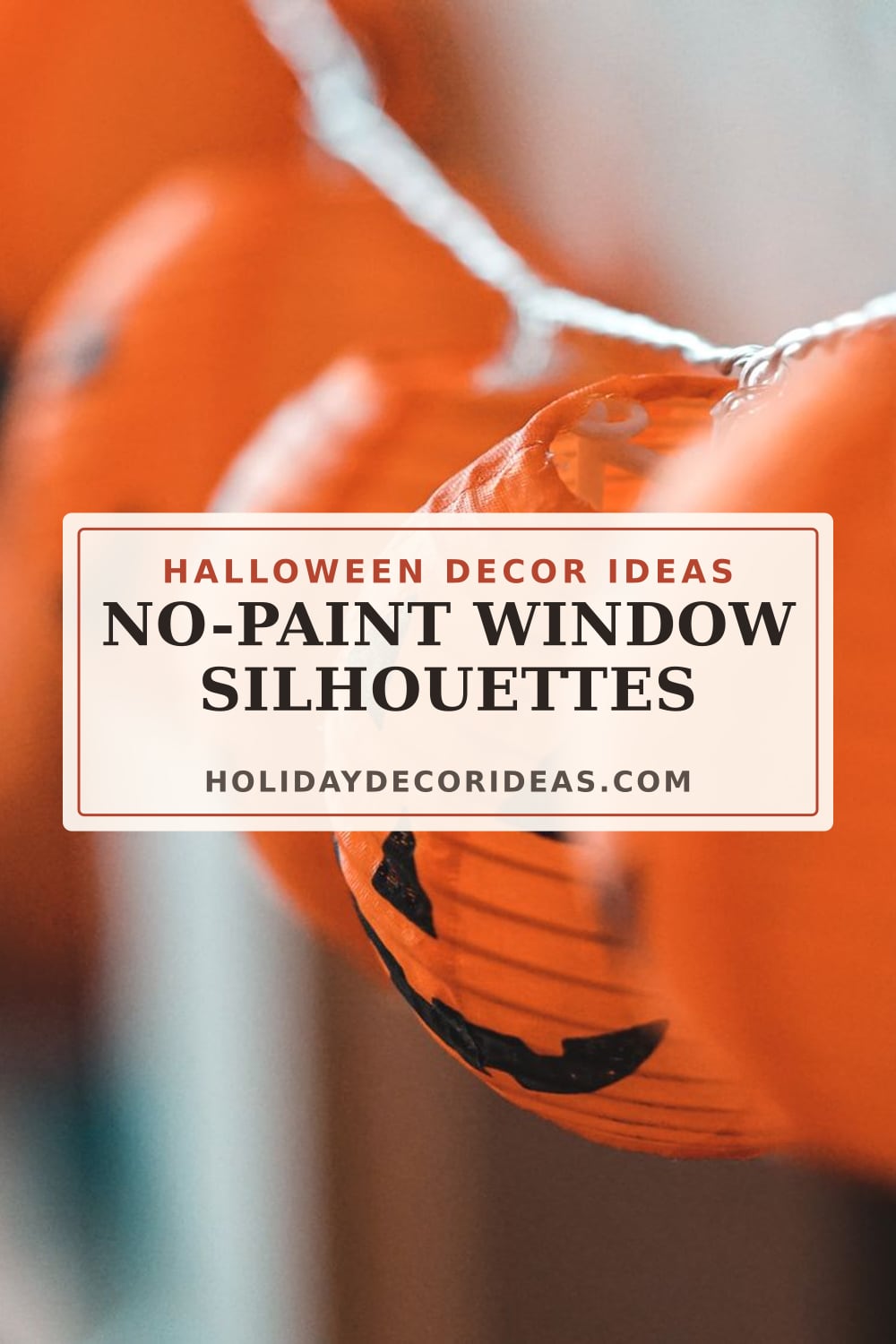 20 Halloween Window Ideas: Pinterest pin 3