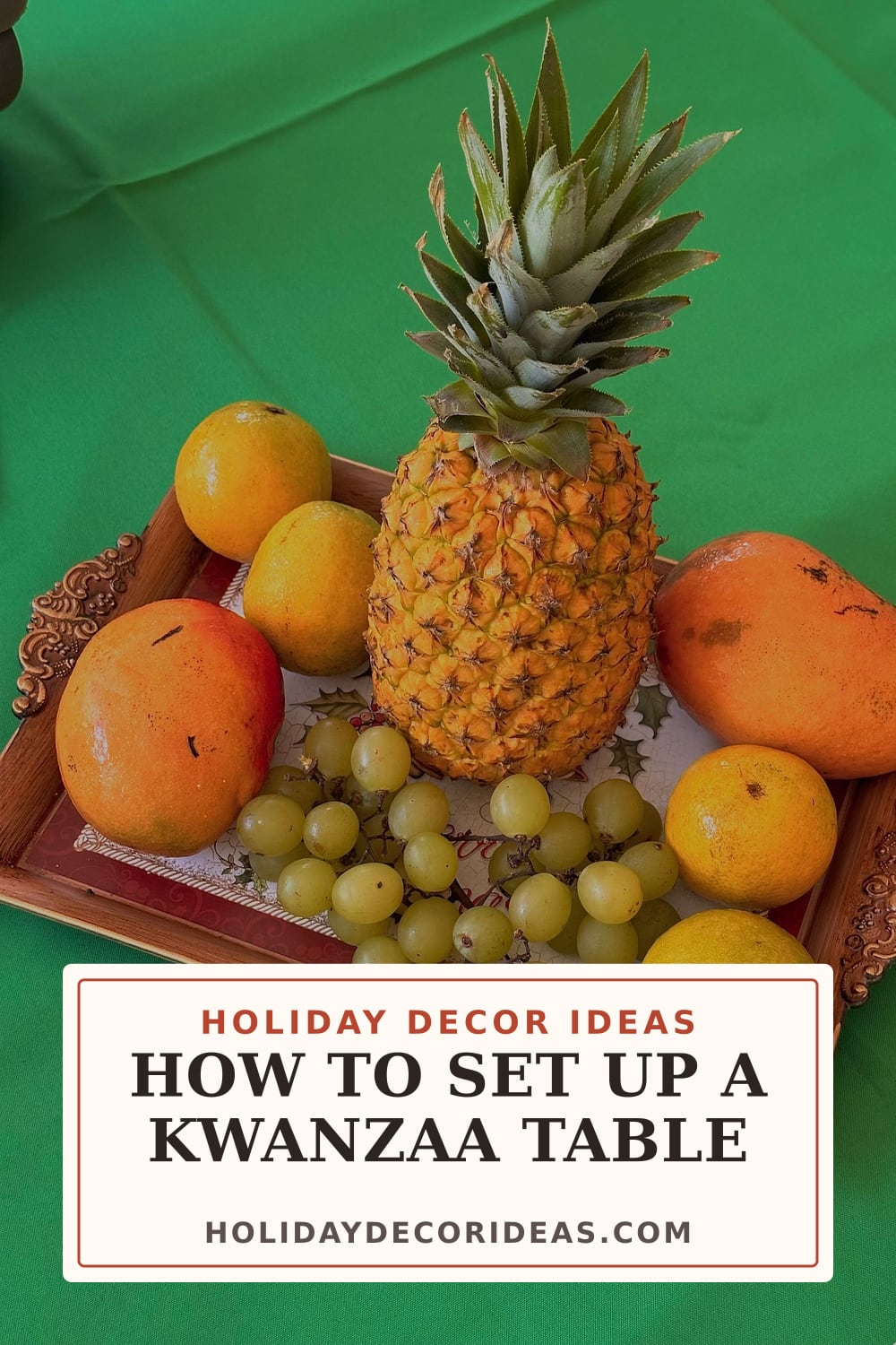 20 Kwanzaa Decoration Ideas: Pinterest pin 2