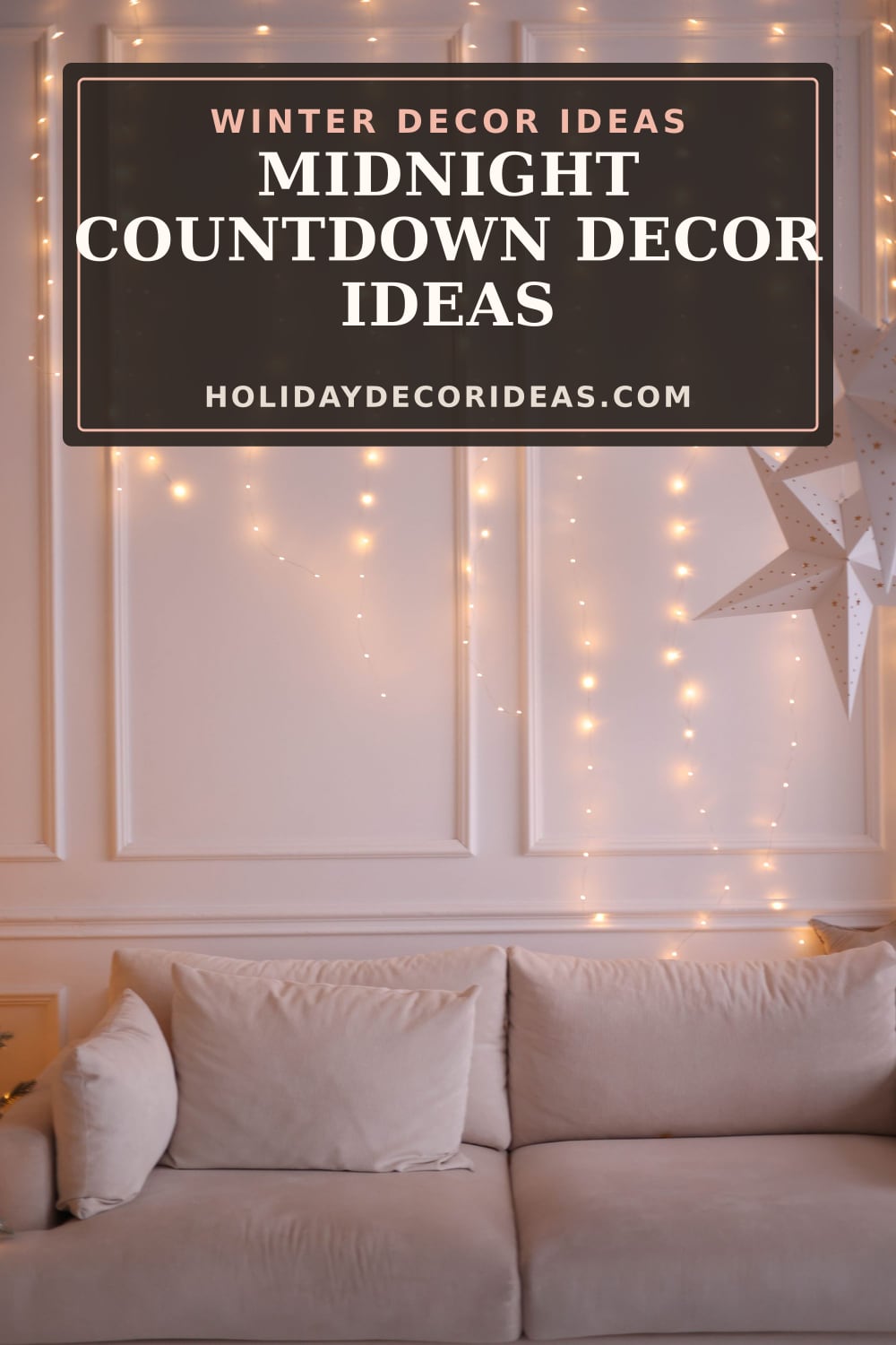 20 NYE Party Decor Ideas: Pinterest pin 5