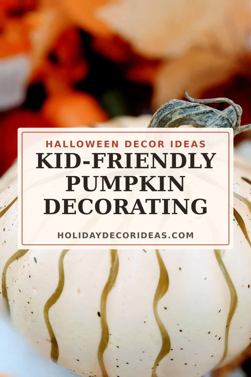 22 No-Carve Pumpkin Ideas: Pinterest pin 3