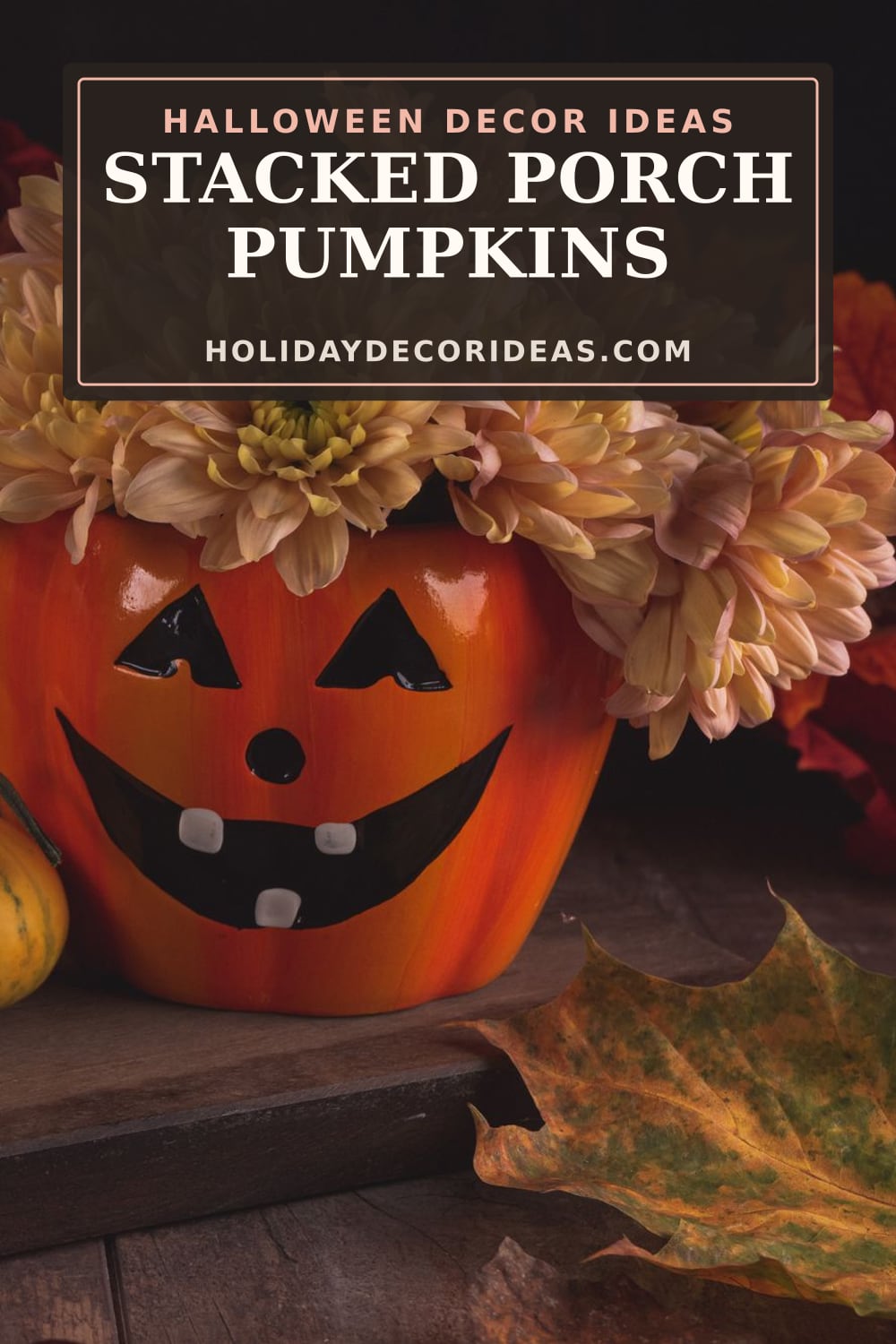 22 No-Carve Pumpkin Ideas: Pinterest pin 5