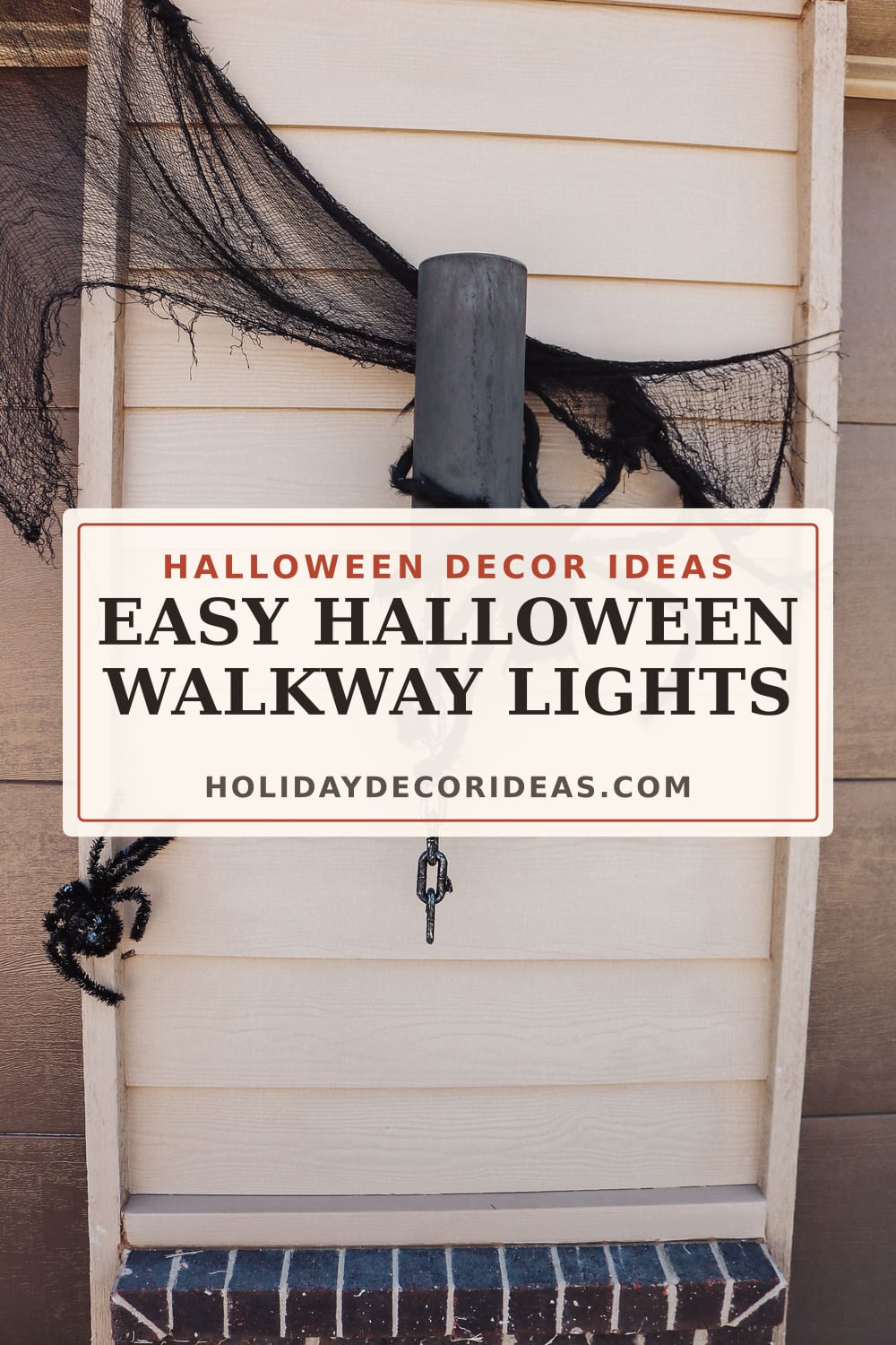 21 Outdoor Halloween Decorations: Pinterest pin 3