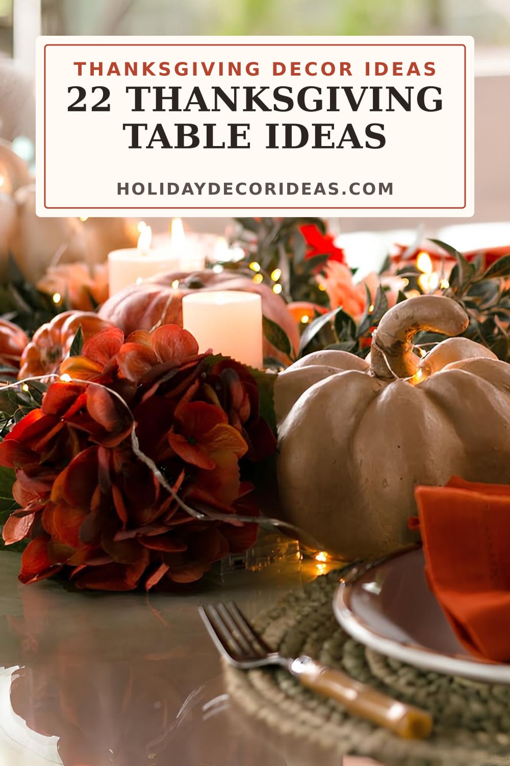 22 Thanksgiving Table Ideas: Pinterest pin 1