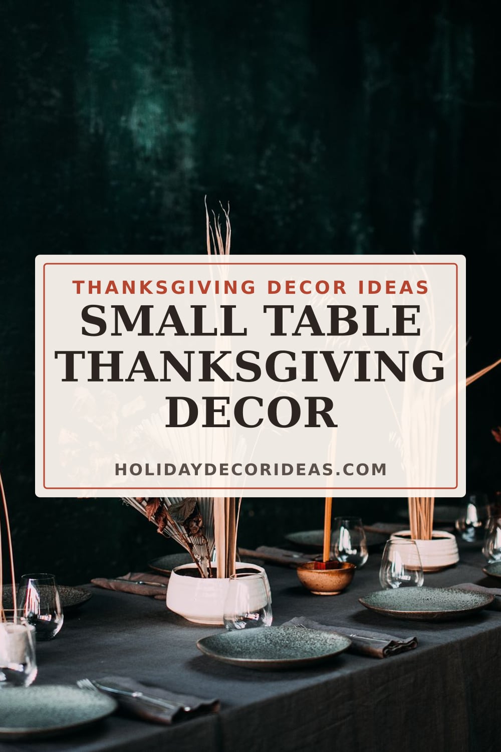 22 Thanksgiving Table Ideas: Pinterest pin 3