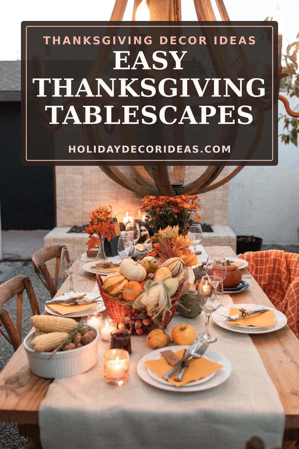 22 Thanksgiving Table Ideas: Pinterest pin 5