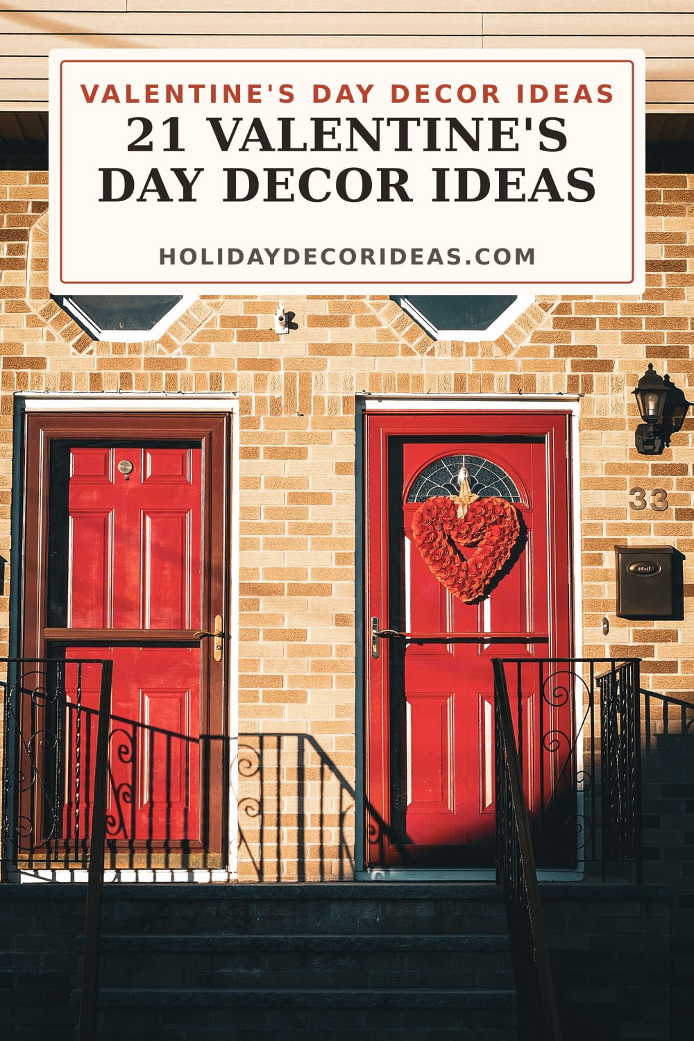 21 Valentine's Day Decor Ideas: Pinterest pin 1